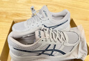 亚瑟士ASICS男鞋透气跑鞋运动鞋缓震舒适跑步鞋 GEL-CONTEND 4 米白色/蓝色 43.5 实拍图