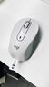 罗技（Logitech）优选系列M650无线蓝牙鼠标 办公蓝牙静音鼠标Mac苹果ipad鼠标人体工学双模鼠标大小手可选男女通用 M650中小手 白M（M750入门款） 实拍图