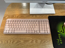 罗技（Logitech）MK251无线蓝牙键盘鼠标套装 办公商务笔记本电脑 数字键盘99键粉色键鼠套装（K251键盘+M196鼠标） 实拍图