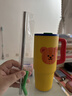 GLASSLOCK&wigglewiggle联名保温杯大容量冰霸吸管杯保温保冷车载水杯900ml 实拍图