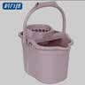 科力邦（Kelibang） 拖把桶 塑料拖把桶带提手 免手洗甩干脱水拖布 懒人墩布清洁吸水地拖 粉色 KB1215 实拍图
