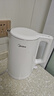 美的（Midea）电热水壶家用烧水壶泡茶0涂层食品级304不锈钢自动断电双层防烫全钢无缝1.5L大容量 MK-HJ1566 实拍图