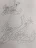涂涂鱼【全网低价】涂涂鱼线稿描摹本儿童线描简笔画控笔训练涂色本图画本画画本涂鸦画稿本册 战舰飞船 实拍图
