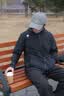 迪桑特（DESCENTE）TRAINING系列男士UPF100+透气凉感针织防晒外套防晒衣夏季新品 BK-黑色 L (175/96A) 实拍图