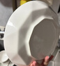 洁雅杰陶瓷盘家用白瓷盘子8英寸中式釉下彩餐盘菜盘汤盘微波炉可用6只装 实拍图