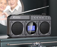 山水（SANSUI）M32老人收音机老年人充电插卡音乐播放器迷你小音箱便携式随身听FM调频广播音响蓝牙音箱 灰色 实拍图