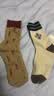耐尔袜子女春秋袜子韩版个性女ins潮吸汗百搭舒适秋款复古中筒棉 【5双装】国风麦穗组合女袜 均码 实拍图