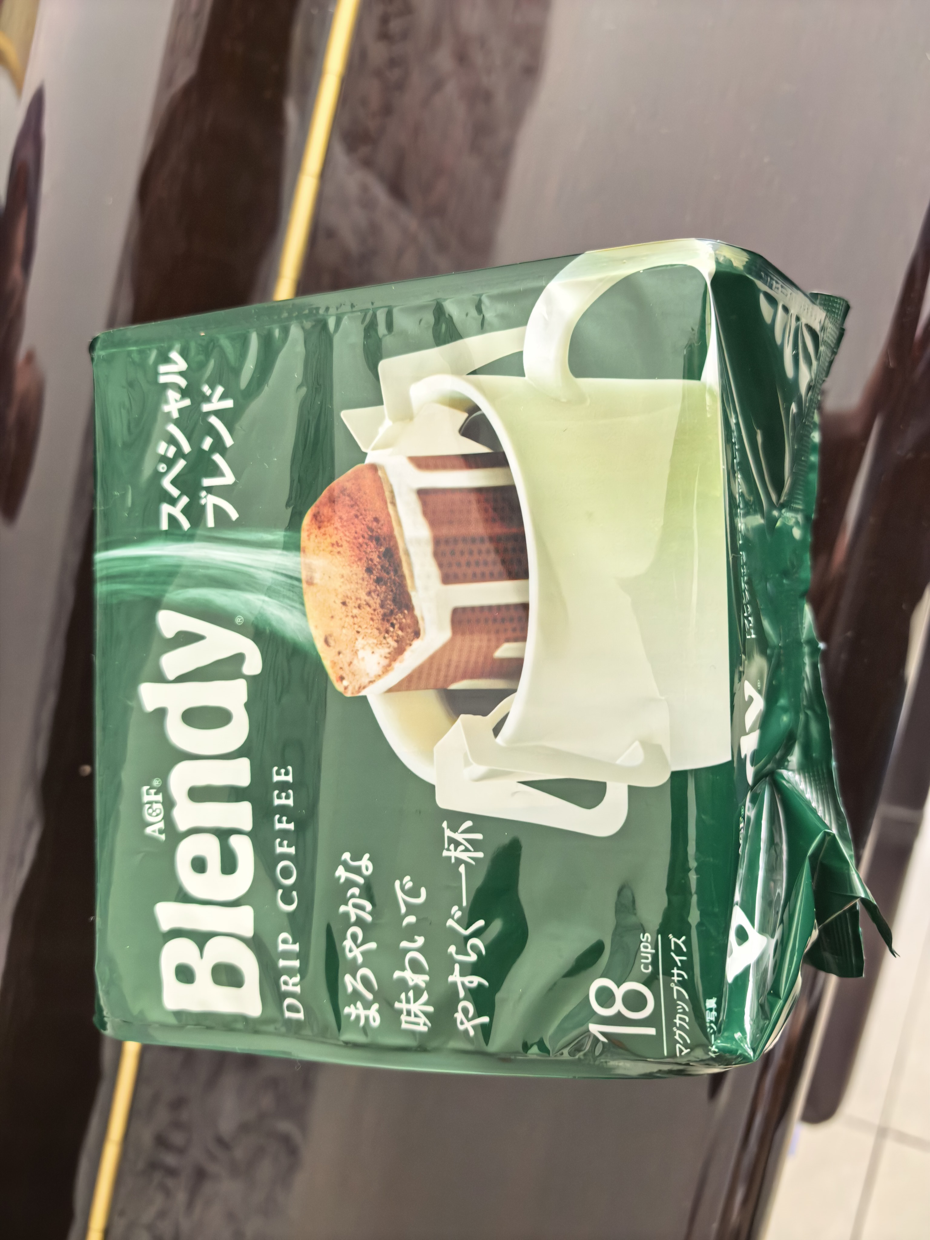 AGF挂耳黑咖啡经典原味7g*18袋 Blendy现磨手冲滤挂式咖啡粉 实拍图