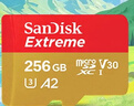 闪迪（SanDisk）256GB TF(MicroSD)内存卡4K极速金卡 A2 V30 U3 兼容大疆Pocket 4/Action 6运动相机 无人机存储卡 实拍图