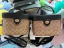蔻驰（COACH）【品牌直供】女士KAY斜挎手提包棕黄拼黑色CBQ35礼物 实拍图