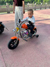 暴风骑士儿童电动摩托车小哈雷单驱两轮电动车3-12岁礼物童车C12尊享版橙 实拍图