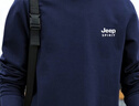 JEEP SPIRIT吉普卫衣男春季韩版圆领宽松男士百搭长袖打底衫 深蓝 3XL 实拍图