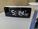 码仕闹钟计时器大音量智能夜光学生专用起床神器2026新款电子时钟白色开学季必备礼物 实拍图