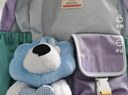 SHUKIKU乐兜兜儿童公仔双肩包幼儿园书包小学生防泼水背包 海盐茄紫M 实拍图