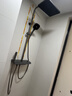 恒洁（HEGII）花洒淋浴套装D40 曲面版智能数显除垢自洁花洒套装DMF958-334S-SH 实拍图