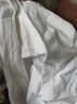【京东直采】重磅纯棉 圆领短袖男款t恤衣服女士t恤服装真5折专场 白色（短袖） 5XL （190-210斤） 实拍图
