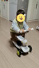 babycare儿童滑板车1-6岁二合一多功能童车重力转向静音轮生日礼物 辛德白 实拍图