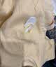 贝瑞加（Babyprints）新生儿连体衣2件装初生男女宝宝纯棉衣服四季内衣A类护肚 黄52 实拍图