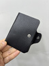 【12卡位】卡包男女超薄迷你小钱包多功能皮套多卡位证件卡套 黑色[双面可插卡-12卡位] 实拍图