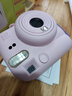 富士（FUJIFILM）instax  mini12 一次成像 立拍立得相机 mini12 浅樱粉 套餐七（官方标配+相机包+相册+白边相纸10张） 实拍图