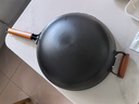 铁立方炒菜铁锅凹面电磁炉专用物理不粘锅无涂层家用多功能老式燃气灶锅 凹面电磁炉可用【单锅】A03圆底锅有耳 深氮升级 34cm 【平面电磁炉请咨询客服】 实拍图
