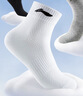 李宁（LI-NING）袜子（3双装）运动袜夏季跑步羽毛球袜男女防臭吸汗袜 实拍图