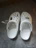 CROCS卡骆驰洞洞鞋贝雅洞洞鞋轻便运动鞋耐磨一脚蹬拖鞋休闲鞋|10126 白-100 36 /37(220mm) 实拍图