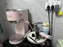 德龙（Delonghi）半自动咖啡机家用小型 意式15Bar泵压冷萃咖啡 软触屏手动奶泡自动停流金属机身 吉拉朵系列 EC890 .PR追光粉 即时加热 自动关机 专业蒸汽细杆拉花 实拍图