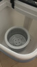 VCJ洗衣机半全自动迷你洗衣机小型洗脱一体小型家用母婴内衣裤洗袜子神器儿童单身人宿舍出租房 7.5KG旗舰款【强力洗涤*定时降噪快洗】白 实拍图