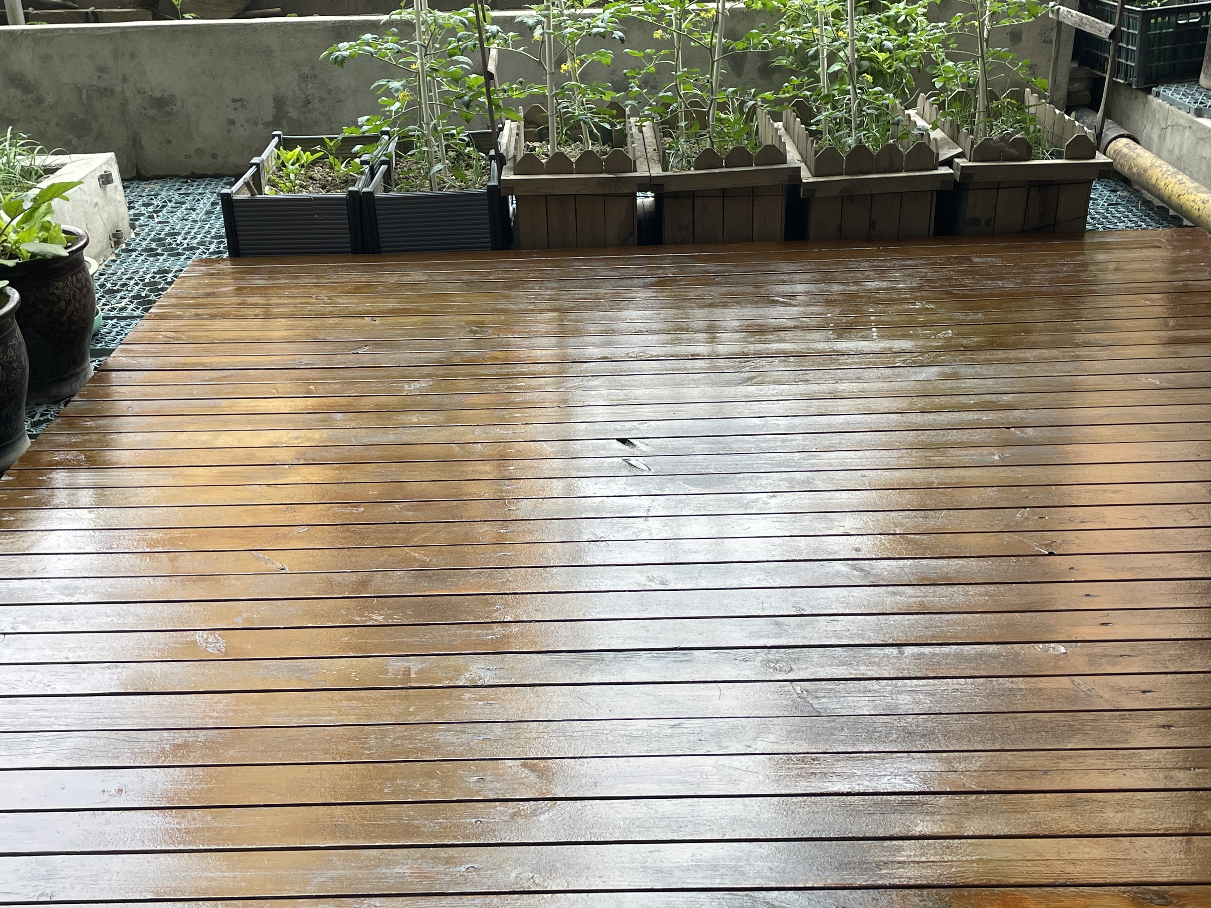 切瑞西防腐木油木器清漆耐候木油漆木纹漆防水木漆清油漆木材木头木蜡油实木透明色油漆涂料熟桐油户外家具漆 田园土棕 2.5L 实拍图