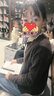 优衣库女装纽花圆领针织开衫/毛衣外套空调衫通勤488123 488123/38深褐色 M 实拍图