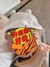 婴儿帽子夏薄款小月龄宝宝婴幼儿遮阳帽男新生儿外出防晒囟门夏季 球球-浅蓝色 大码:适用头围（40-46cm），建议6-12个月 实拍图