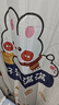 宫薰浴帘防水免打孔加厚防霉浴室隔断帘卡通150*180喜乐兔遮挡窗帘淋浴洗澡卫生间隔断帘 实拍图