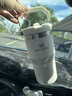 STANLEY冰霸杯保温杯折叠吸管杯保温保冷水杯大容量男士女士学生杯子礼物 【新色来袭】米白色 887ml 实拍图