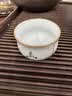 容山堂官窑彩绘茶杯大小号可养开片主人杯单个杯盏品茗杯功夫茶具 官窑茶杯-蕙心兰质 实拍图