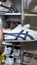 Onitsuka Tiger鬼塚虎男鞋 慢跑鞋透气轻便男女款运动休闲鞋RUNSPARK 白色/藏青色(1183B480-107) 44 实拍图