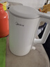 美的（Midea）电水壶热水壶电热水壶304食品级不锈钢无缝内胆双层防烫1.7L大容量1800W智能断电泡茶SHJ1721 实拍图