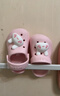 牧童儿童拖鞋夏男宝宝洞洞鞋软底女童卡通洗澡婴幼儿家居鞋萌兔粉160 实拍图