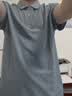 京东京造夏季运动短袖男士t恤polo衫男跑步健身户外速干衣服 雾霾蓝2XL 实拍图
