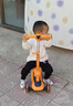 babycare儿童滑板车2-6岁二合一折叠童车重力转向宝宝可坐生日礼物 脉冲橙 实拍图