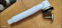 柏木格浴缸下水器全铜弹跳芯脚踩式浴盆排水管下水配件 淋浴房木桶塞子 B款 锌合金下水器高45mm送管 实拍图