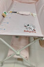 babycare尿布台婴儿护理台多功能可折叠尿布台新生儿可移动婴儿床多功能床 珀尔里粉【配网兜*2+小水盆*1】 实拍图