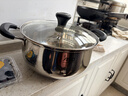 爱仕达（ASD）汤锅 304不锈钢蒸汤锅 炖煮锅加厚复底奶锅 24CM燃气电磁炉通用B1 实拍图
