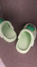 牧童儿童拖鞋夏男宝宝洞洞鞋软底女童卡通洗澡婴幼儿家居鞋奶龙绿160 实拍图