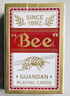 Bee小蜜蜂掼蛋专用扑克牌窄版娱乐纸牌耐用桥牌一条12副装（红色） 实拍图