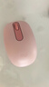 罗技（Logitech）M196 无线蓝牙鼠标 办公鼠标 笔记本商务办公家用 小巧便携 对称手型 玫瑰粉 实拍图