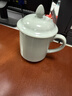 雅瓷汝窑茶杯陶瓷泡茶杯老板杯带盖大号男士办公杯会议杯 汝窑会议杯460ml1只 实拍图
