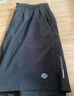 京东京造Wind速干运动短裤男四季跑步休闲裤子健身训练透气五分裤 黑色L 实拍图