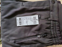 探拓（TECTOP）冲锋裤男加绒保暖防风软壳裤登山徒步裤 男款黑色 XL 实拍图
