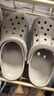 卡骆驰（CROCS）贝雅洞洞鞋男鞋女鞋轻便耐磨一脚蹬拖鞋休闲鞋百搭花园鞋|10126 卵石色-2V3 37 /38(230mm) 实拍图